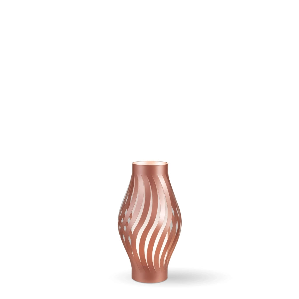 Lampada Da Scrivania-Ufficio Moderna Helios Polilux ® Rame 1 Luce E27 H61Cm