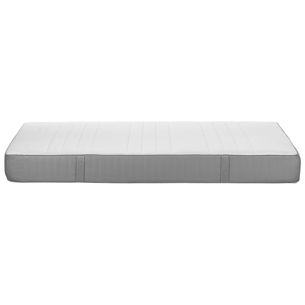 Materasso matrimoniale rigido schiuma Bianco Grigio Schiuma Imbottitura 120x200 cm fodera Sfoderabile