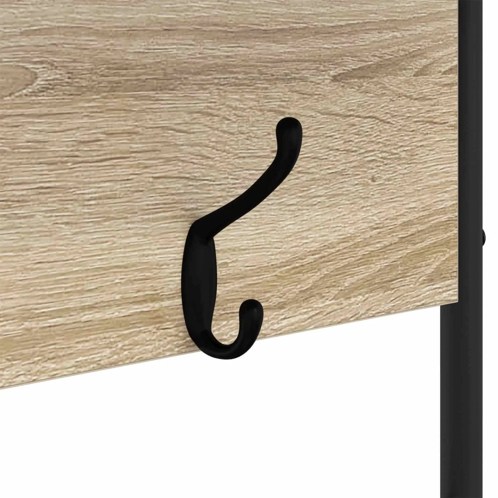 Appendiabiti con panca per scarpe Rovere Sonoma 8012033