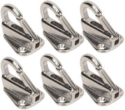 Fenderhanger in Acciaio Inossidabile - 6 Pezzi - Righello Spesso - Multifunzionale - Applicazione Marittima - Robusto e Duraturo