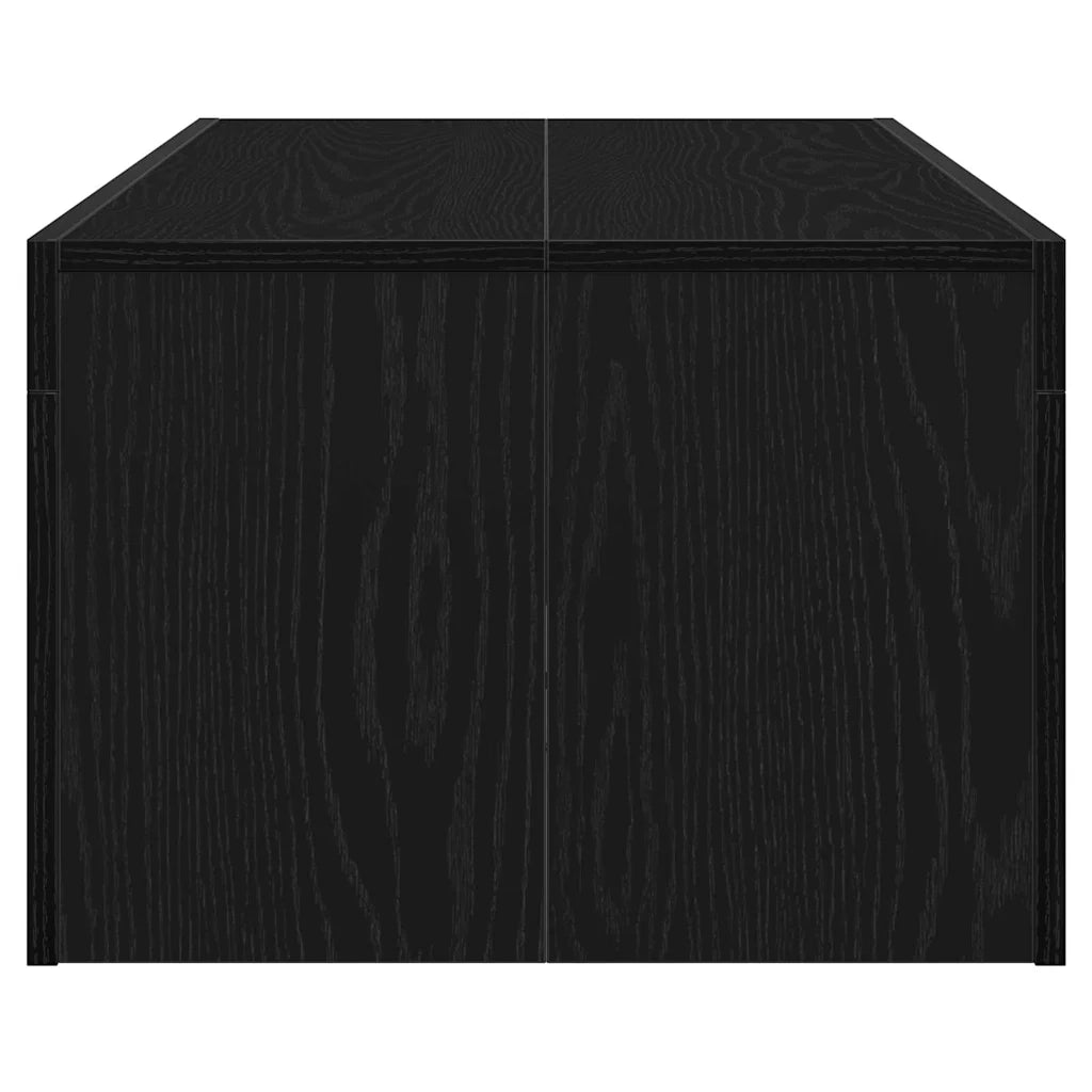 Tavolino da Salotto-Tavolino da soggiorno-Tavolo Nero Legno multistrato