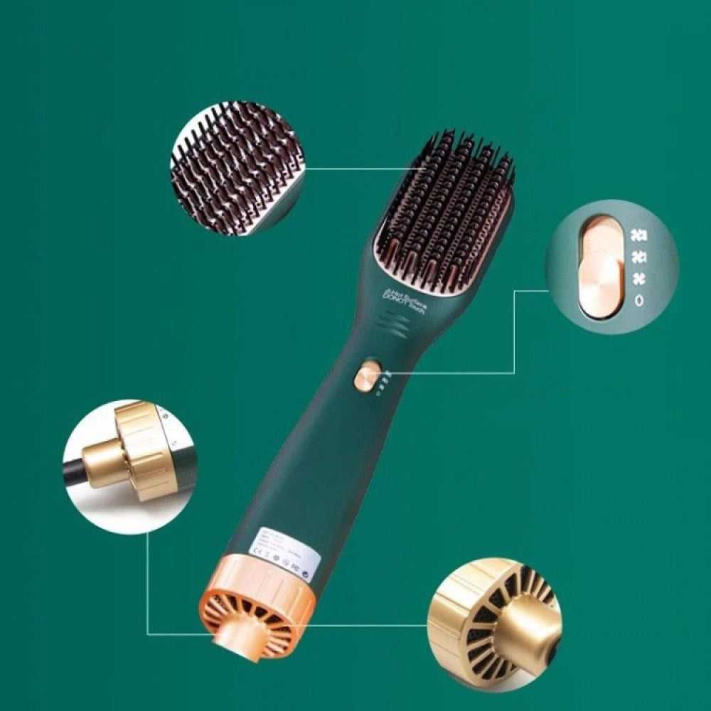 Trade Shop - Spazzola Ad Aria Elettrica Multifunzionale Asciuga Pettina Capelli 1000w Q-m623 -