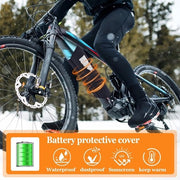 Coprimozzo per accumulatori e-bike in neoprene con copertura riflettente - diametro 28-34 cm - coprimozzo elettrico impermeabile