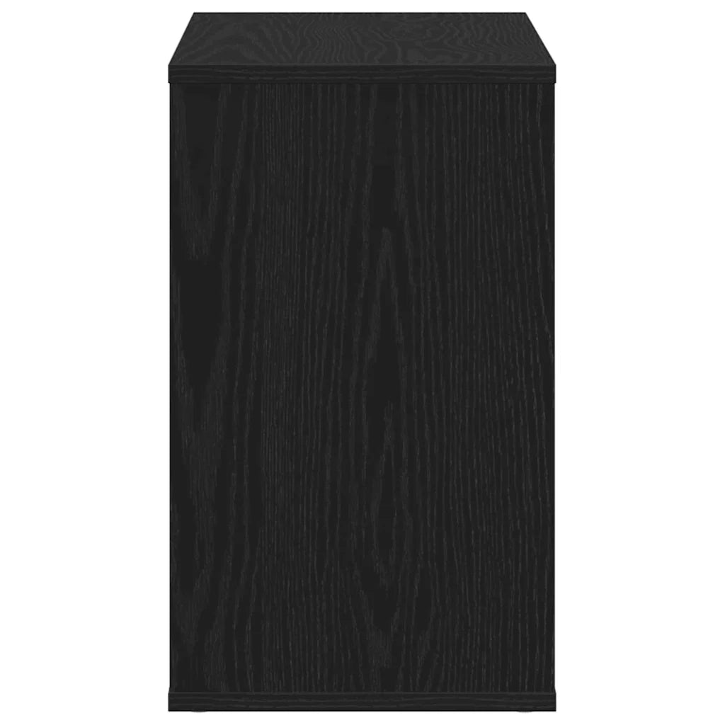 Credenza-Buffet-Armadio da cucina Rovere Nero 60 x 30 x 50 cm Legno multistrato
