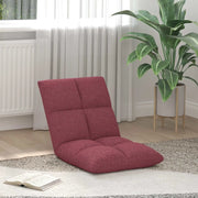 Sedia da Pavimento Rosso Vino 50 x 61 x 57 cm Tessuto 42028145