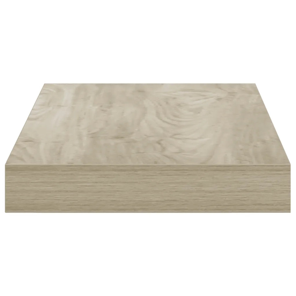 Scaffali a Parete 2 pz Rovere 40x23x3,8 cm in MDF 323869