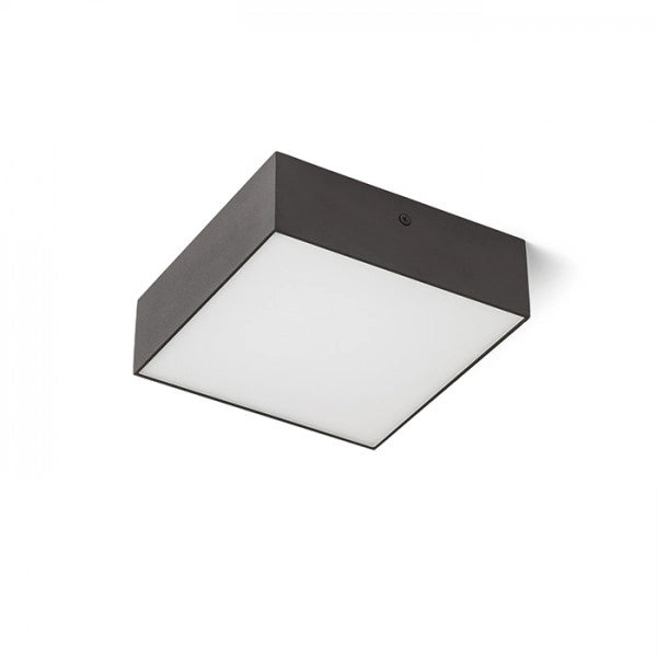 Plafoniera LARISA SQ 17 da soffitto nero 230V LED 15W 3000K