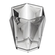 Portaspazzolino Grigio Trasparente In Plastica ABS Diamante