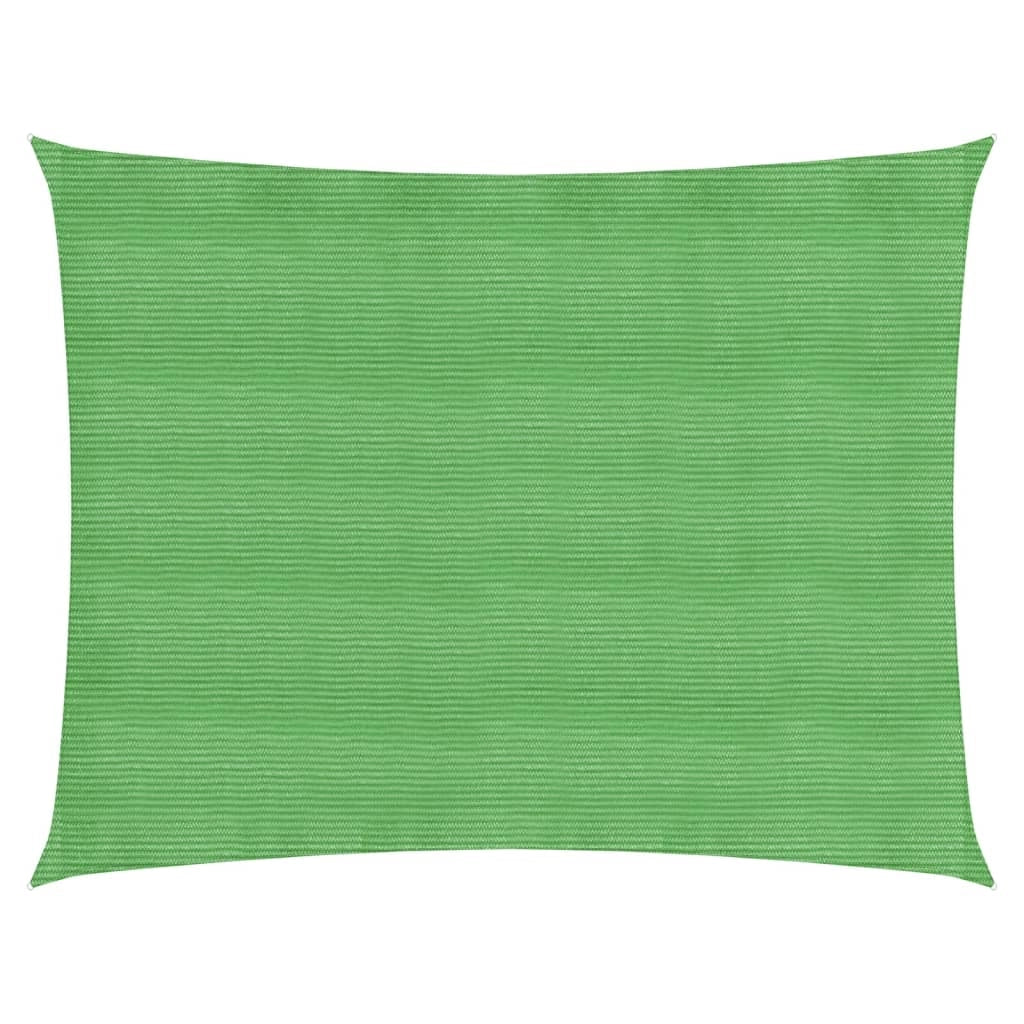 Vela ombreggiante 160 g/m² verde chiaro 2,5 x 3 m HDPE 02_0009361