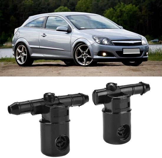 Oggetto di ricambio - Filtro d'aspirazione per auto Opel - Leggero - Sostenibile - Oggetto di ricambio - 2 pezzi - Materiale ABS - Bocchetta di spruzzo