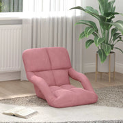 Sedia da Pavimento Rosa 58 x 62 x 58 cm Velluto 42028136