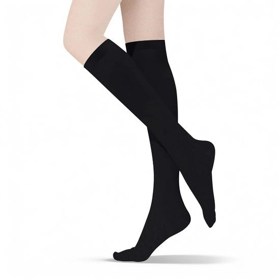 Calze a ginocchio per donne - 43 cm - calze lunghe - calze da baseball - perfette con mini gonne, shorts - calze da lavoro, calze pulite - calze tutu - da indossare con stivali, scarpe eleganti o scarpe casuali - calze estive con protezione solare