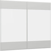 Frontale cucina R-Line, Bianco casa di campagna, 79.2 x 59 cm frontale del mobile per pensile con vetro