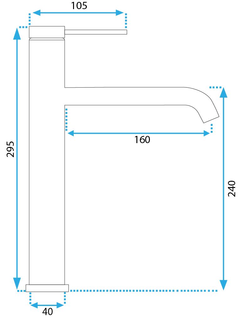 Rubinetto Da Lavabo Rea Clif Nikiel