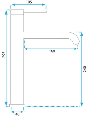 Rubinetto Da Lavabo Rea Clif Nikiel
