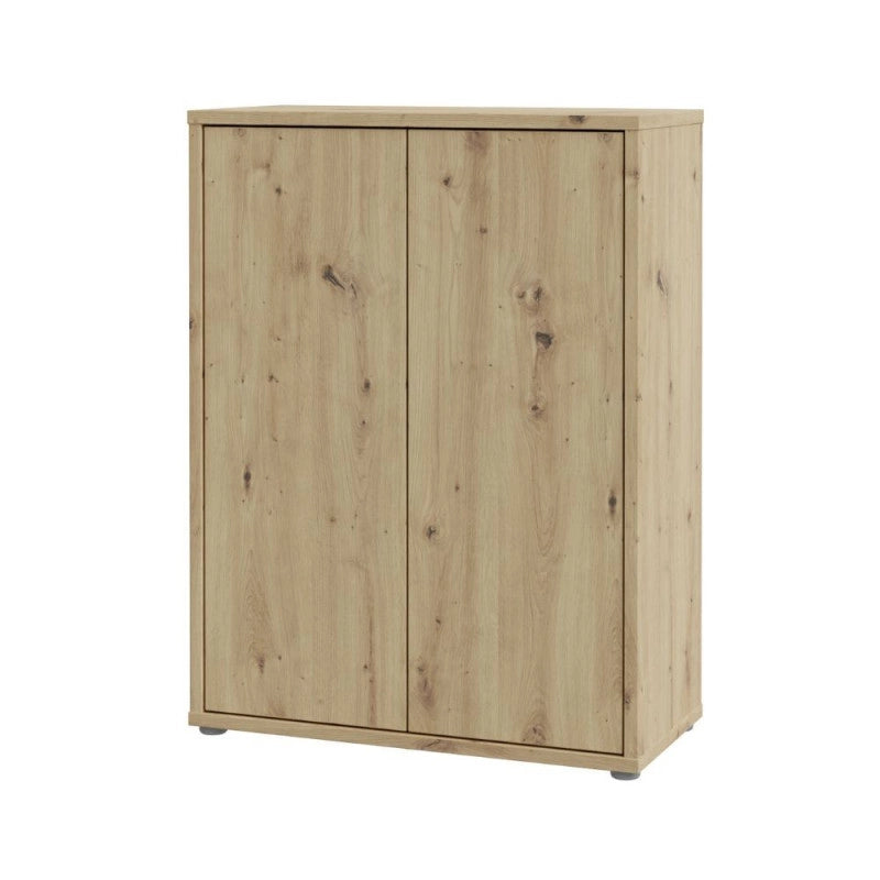 Mobile multiuso Medea 2 ante colore rovere 74.5x34.9xH 99.1 cm.