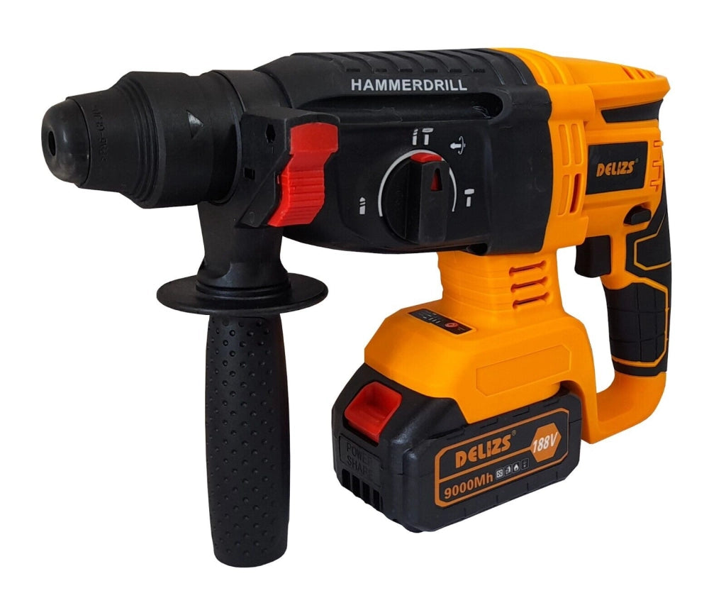 Trapano scalpellatore a batteria 21V 9Ah martello demolitore SDS PLUS DL26-1
