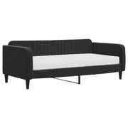 Divano letto | Sof¨¤ letto | Letto singolo con Materasso Nero 90x190 cm in Velluto