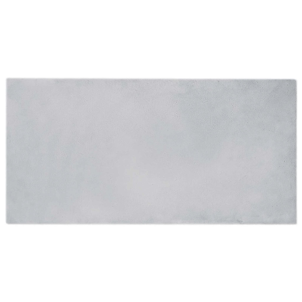 Tappeto antiscivolo in sintetica di coniglio OLITE Grigio