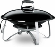 Bowl da Fuoco Esterno con Coperchio e Maniglie Resistenti al Calore - Nero (2750)
