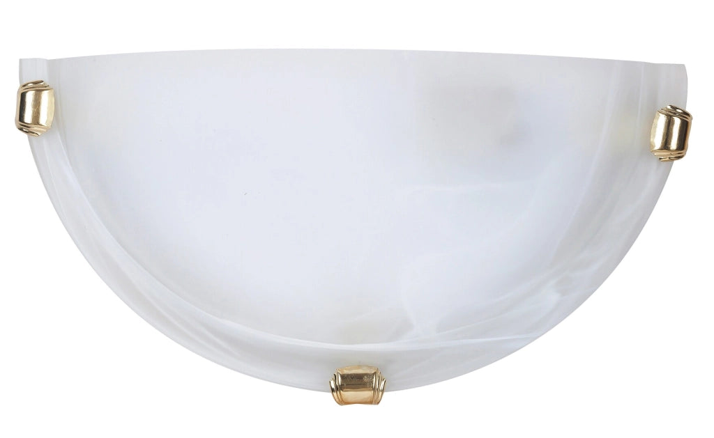 Applique bagno Rabalux Alabastro 3001 E27 vetro bianco
