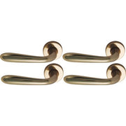 MEZZA MANIGLIA GOCCIA OTTONE - ZAMA OTTONE LUCIDO Q8 SX CF=PZ 4