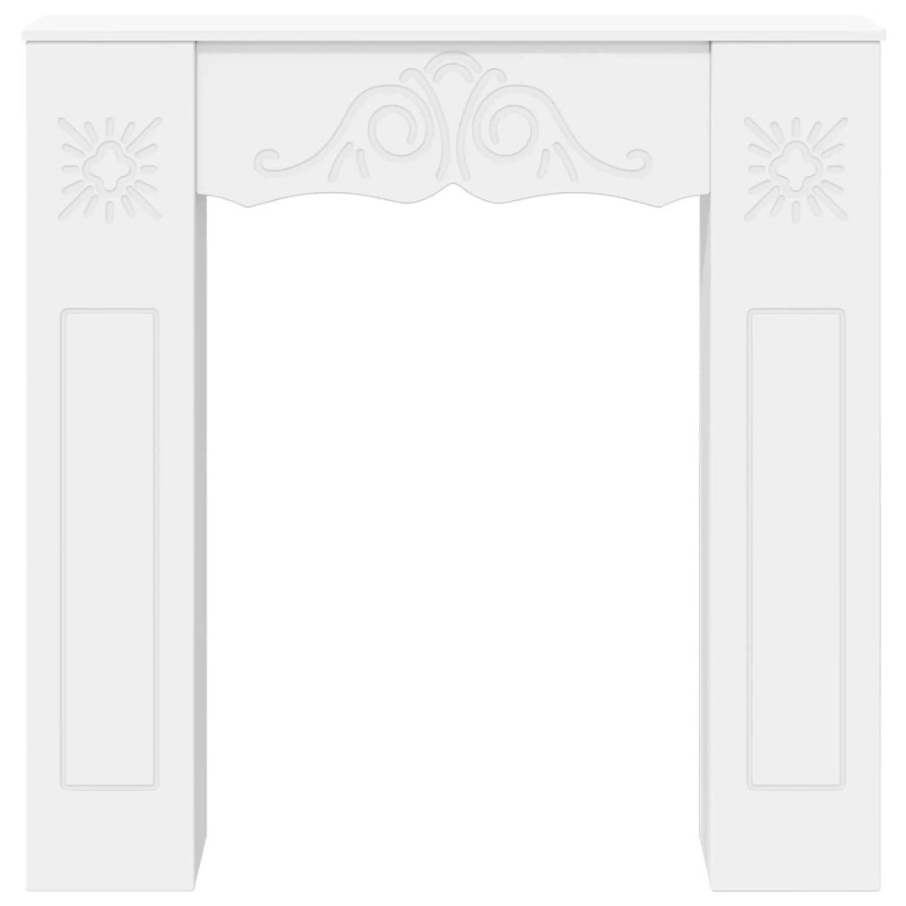 Cornice per camino Bianco 102 x 20 x 102 cm 8006633