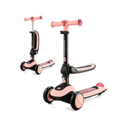 Monopattino bimbi kinderkraft krhall00pnk0000 halley cavalcabile 2 in