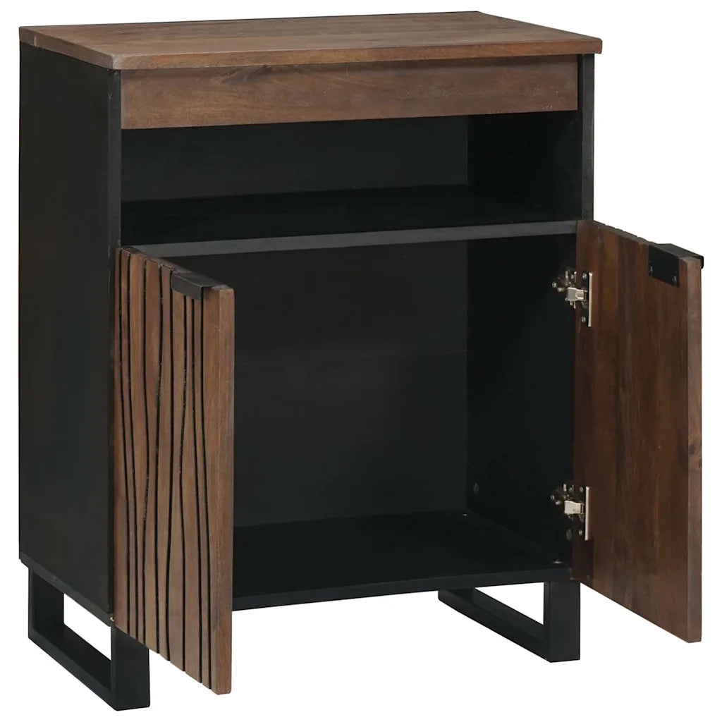 Credenza-Buffet-Armadio da cucina Marrone 60 x 33 x 75 cm legno massello di mango 463034