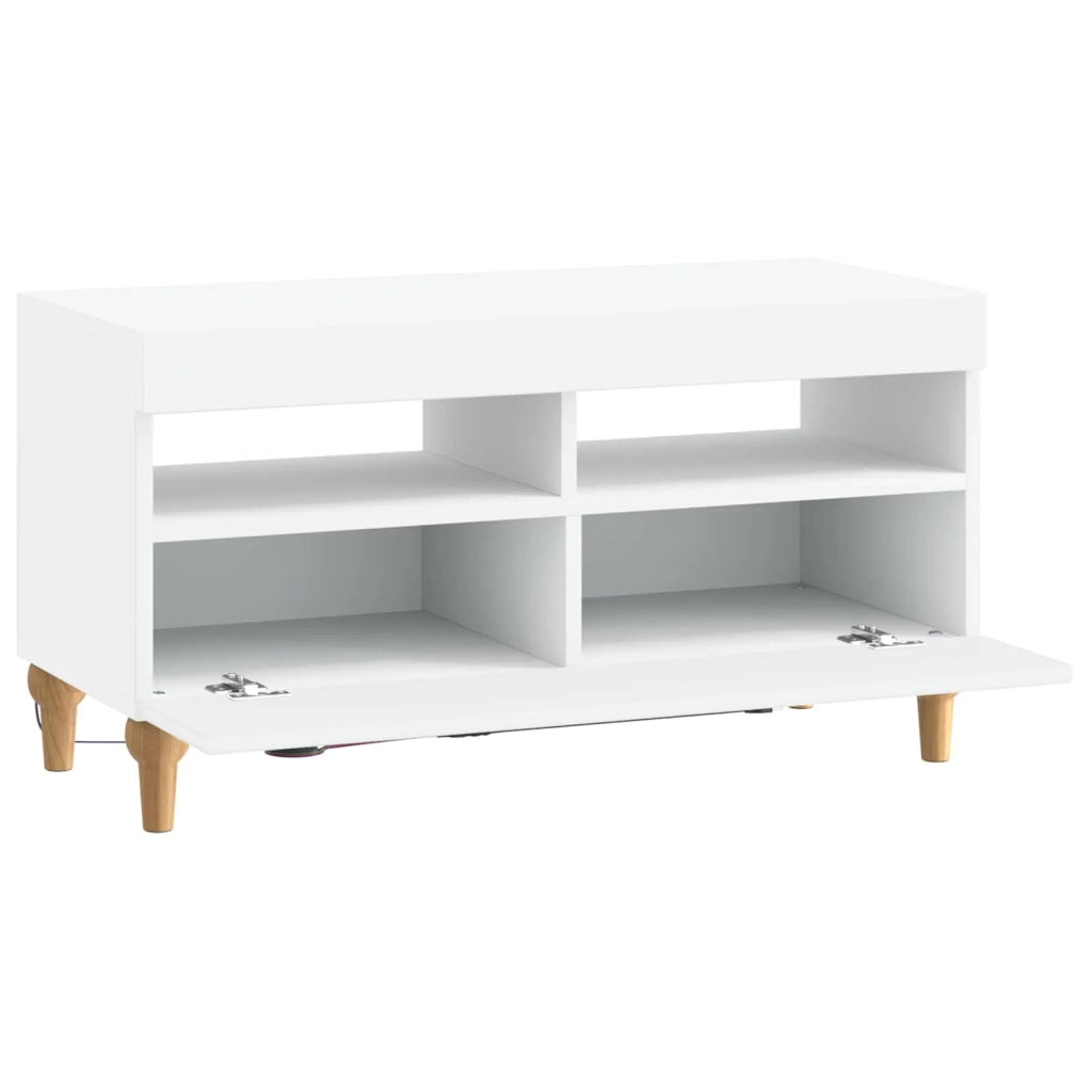 Mobile TV LED Bianco Legno ingegnerizzato 896335