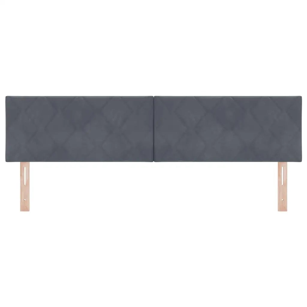 Testiera Grigio scuro 180 cm Velluto 42007275