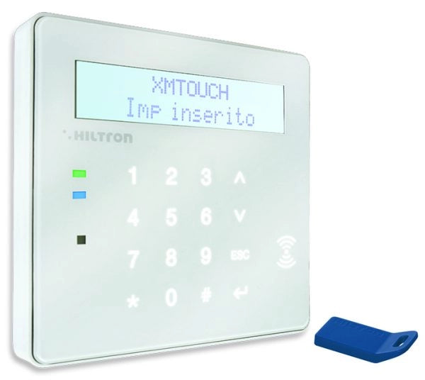 Hiltron xmtouchb consolle touch serie xm, colore bianco
