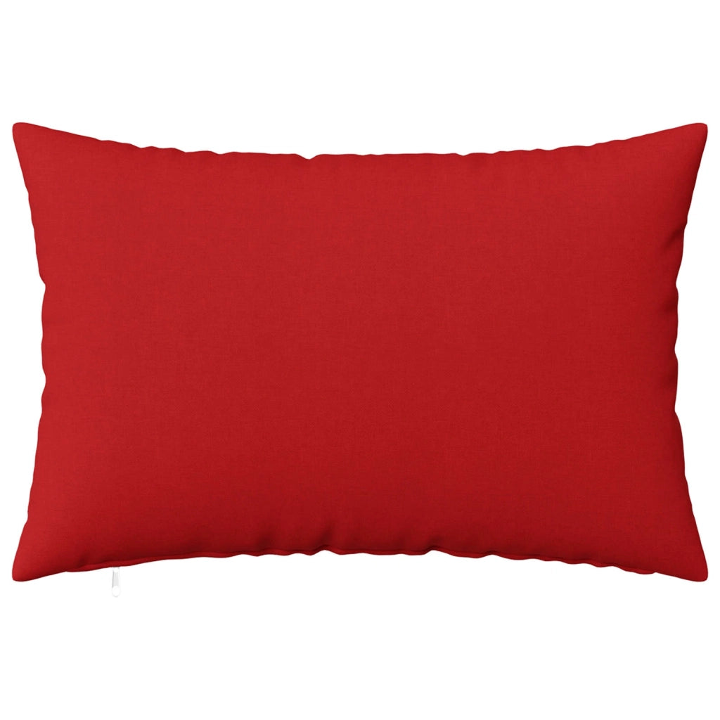 Federa 2 pz HEERLEN Rosso 50 x 75 cm Tessuto 911575