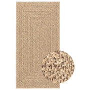Tappeto del soggiorno | Tappeto ZIZUR 100x200 cm Aspetto Iuta per Interni ed Esterni