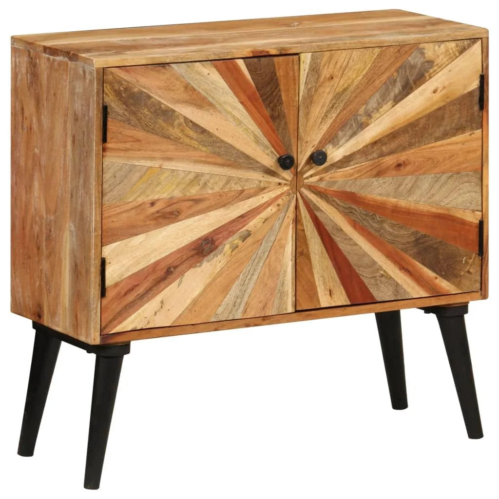 Buffet credenza mobiletto consolle mobile contenitore legno massello di mango 85 cm 4402217