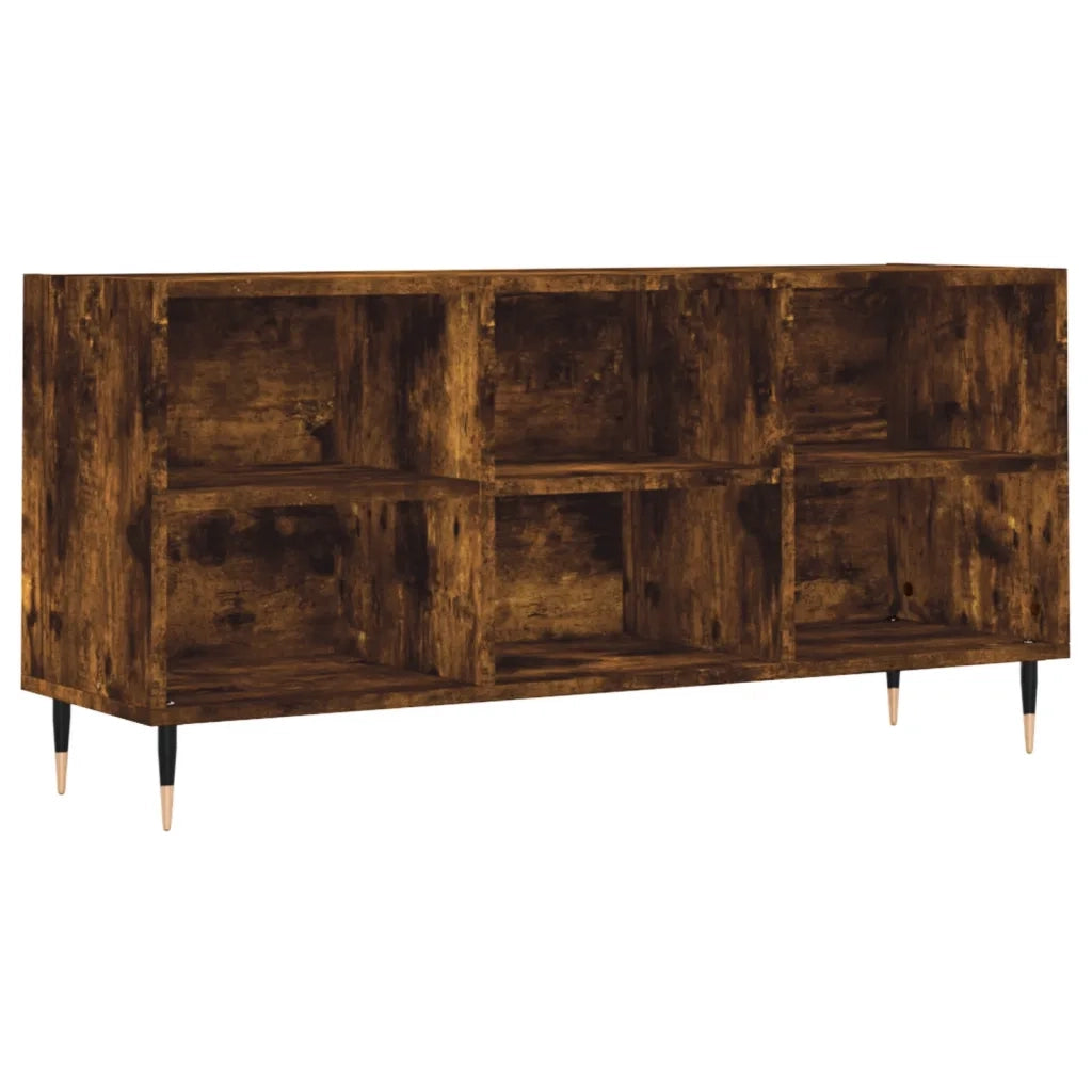 Mobile TV | Armadietto TV | Mobile Porta TV Rovere Fumo 103,5x30x50 cm in Legno Multistrato