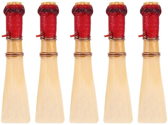 Accessori per flauto in bambù da 5 pezzi - duraturi - professionale qualità sonora - morbidi - adatti per principianti/ecclesiastici - rietello