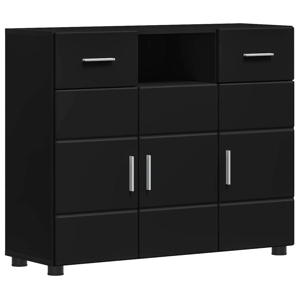 Armadio in Legno Nero 88,5 x 30,5 x 73 cm Legno multistrato CFW2829185