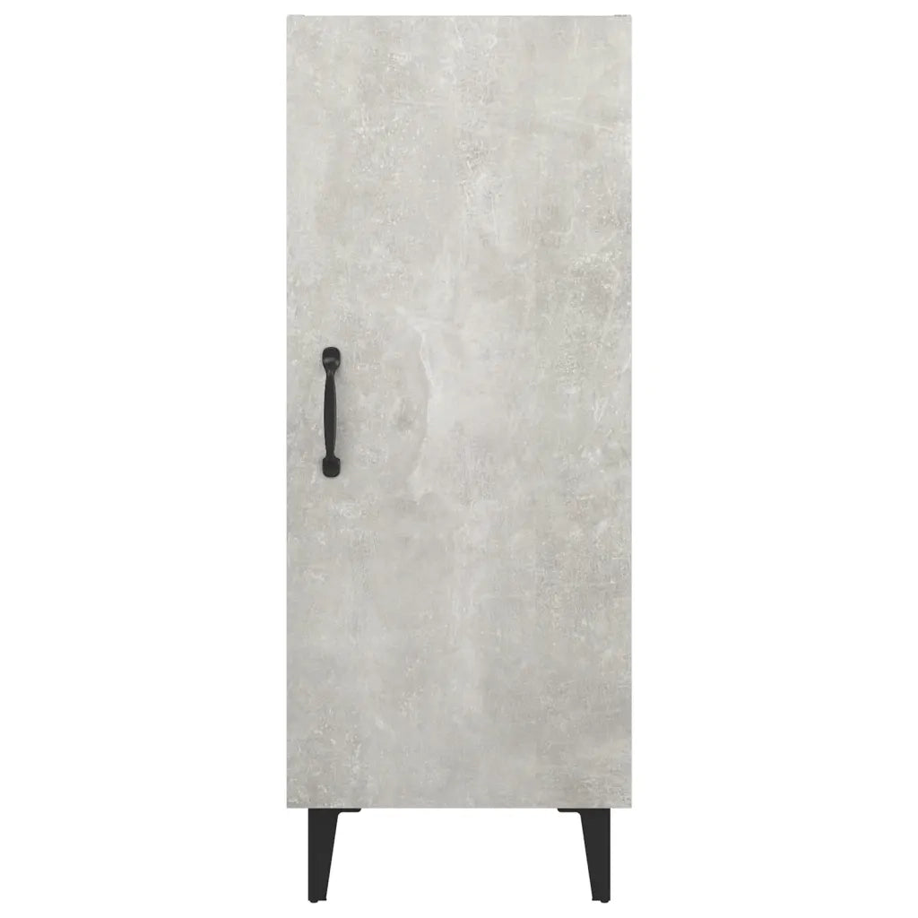 Credenza Grigio Cemento 34,5x34x90 cm in Legno Multistrato cod mxl 26391