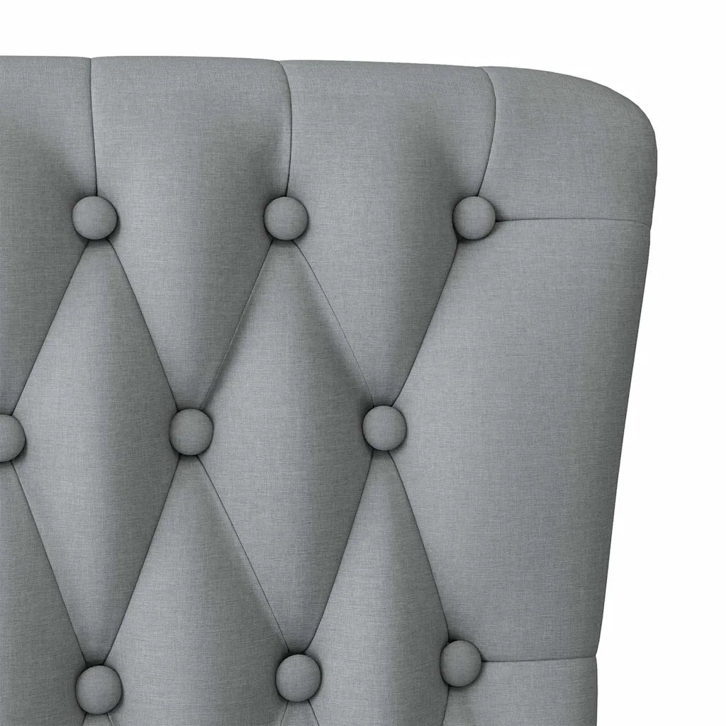 Divano Sedia-Poltrona Slipper Grigio chiaro 56,5 x 70 x 110 cm Tessuto