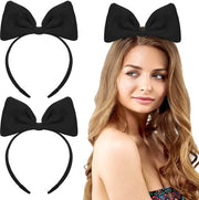 Cintura per capelli con striscia - Nera - 2 pezzi - Cosplay/Party - Adulti - 20 × 16 cm