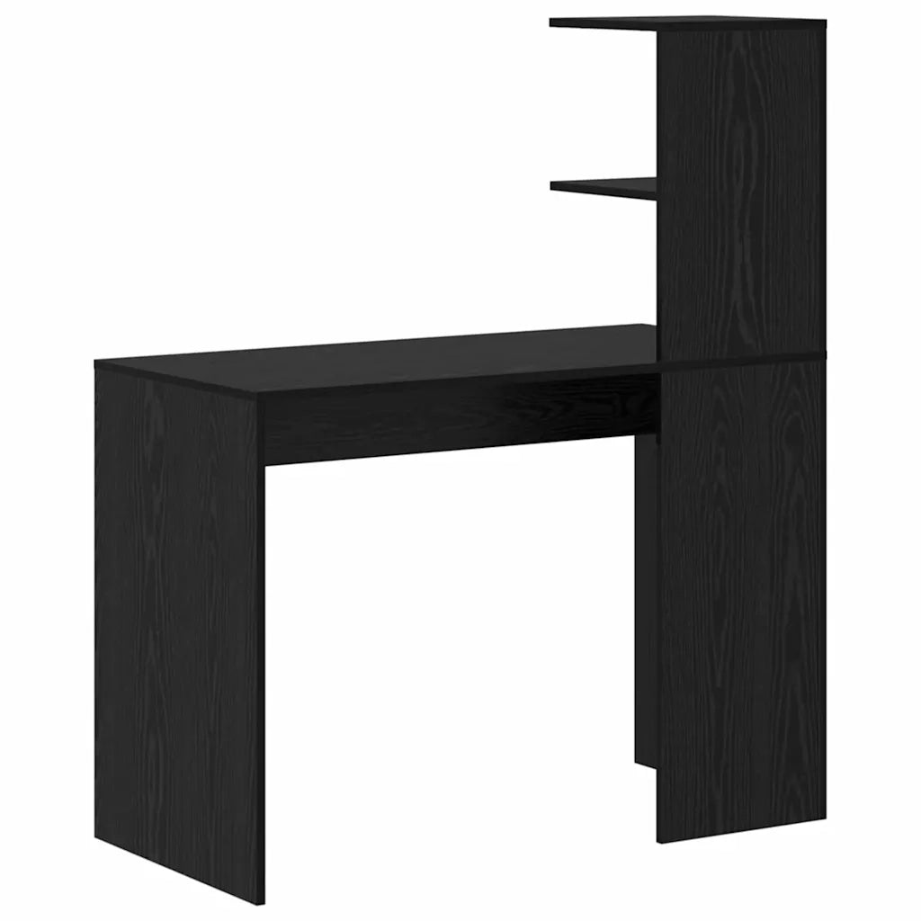 Scrivania Rovere Nero 102 x 50 x 124 cm Legno multistrato 869355