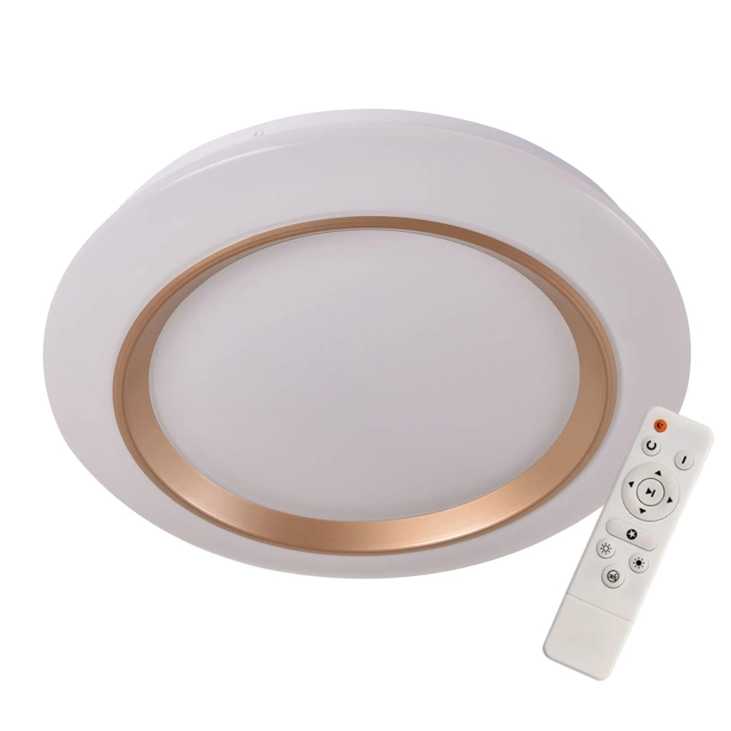 LÚZETE - AVENUE PLAFONIERA A LED 58W DIMMERABILE BRONZO