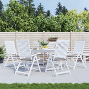 Cuscini per Sedia 6 pz Grigi 50x50x4 cm in Tessuto Oxford 314041