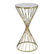 Tavolo VKH591, Oro, Metallo, 35x35x70 cm