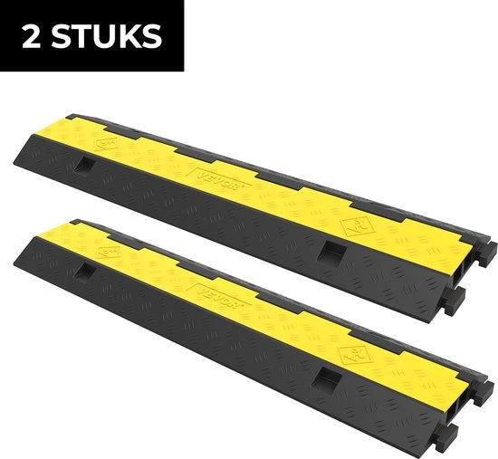 Pavimento a scivolo cavo - 1 metro - 2 canali - 2 Pack - Drenaggio cavo pavimento modulare