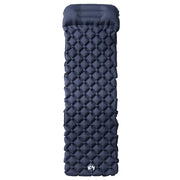 Materasso Campeggio Gonfiabile con Cuscino 1 Persona Grigio CFW8041608