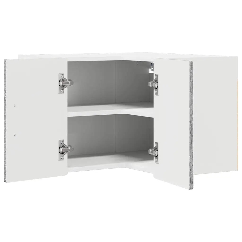 Mobile angolare per parete PORTO Grigio Sonoma 57 x 57 x 40 cm