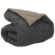 Piumone | Duvet Invernale Grigio chiaro e Antracite 155 x 220 cm