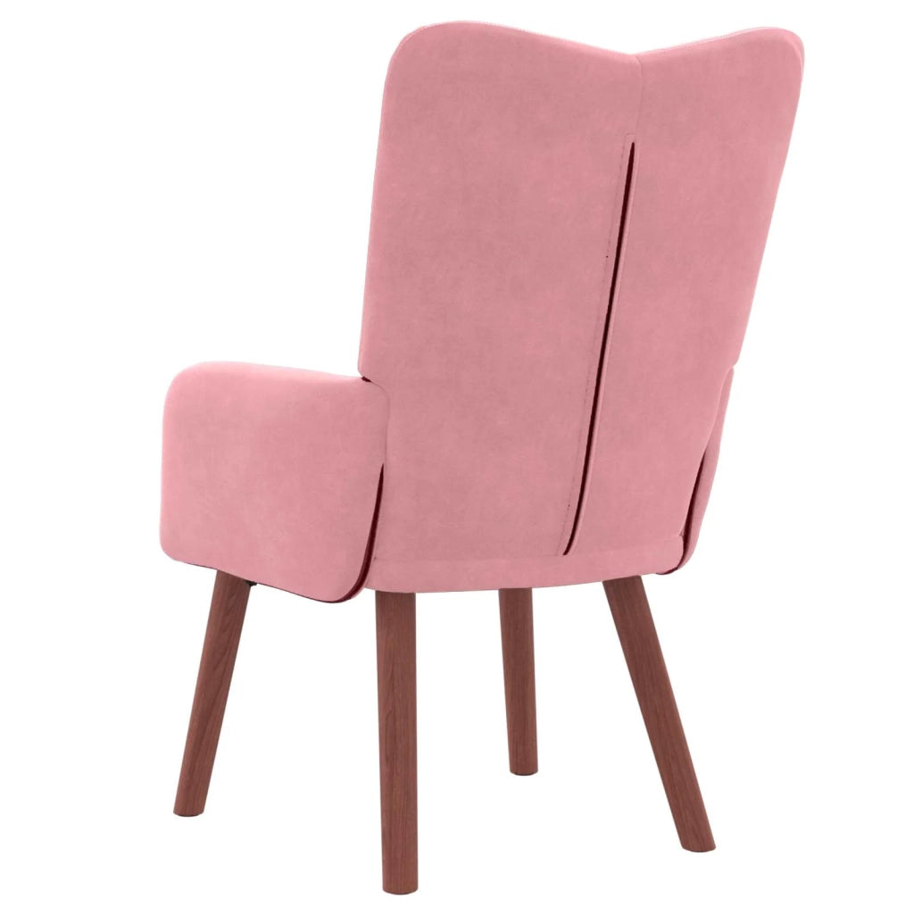 Divano Sedia-Poltrona Rosa 63 x 67 x 94 cm Velluto 492101